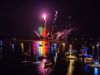 Feuerwerk Festliches Wochenende bunt Steinhuder Meer